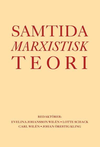bokomslag Samtida marxistisk teori