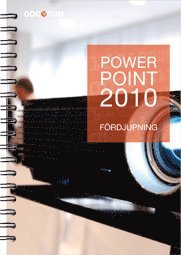 bokomslag PowerPoint 2010 Fördjupning