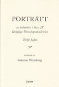 Porträtt av ledamöter i klass IX Kungliga Vetenskapsakademien - Tredje häftet - tecknande av Suzanne Wennberg 1