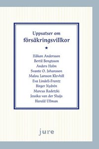 bokomslag Uppsatser om försäkringsvillkor