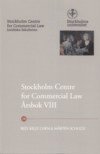 bokomslag Stockholm Centre for Commercial Law Årsbok VIII