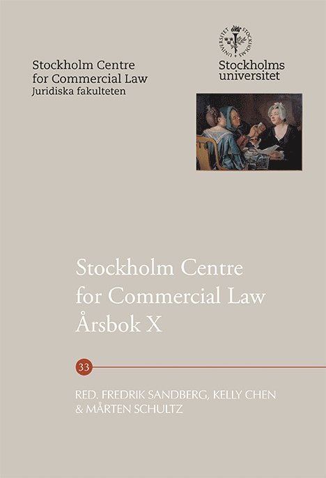 Stockholm Centre for Commercial Law Årsbok X 1