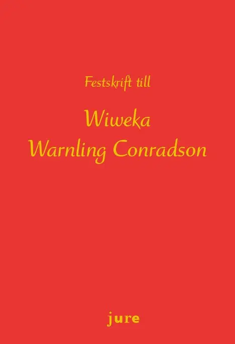 Festskrift till Wiweka Warnling Conradson