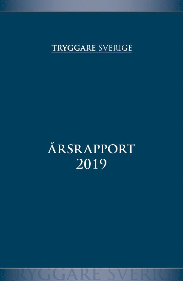 Stiftelsen Tryggare Sverige Årsrapport 2019, Häftad
