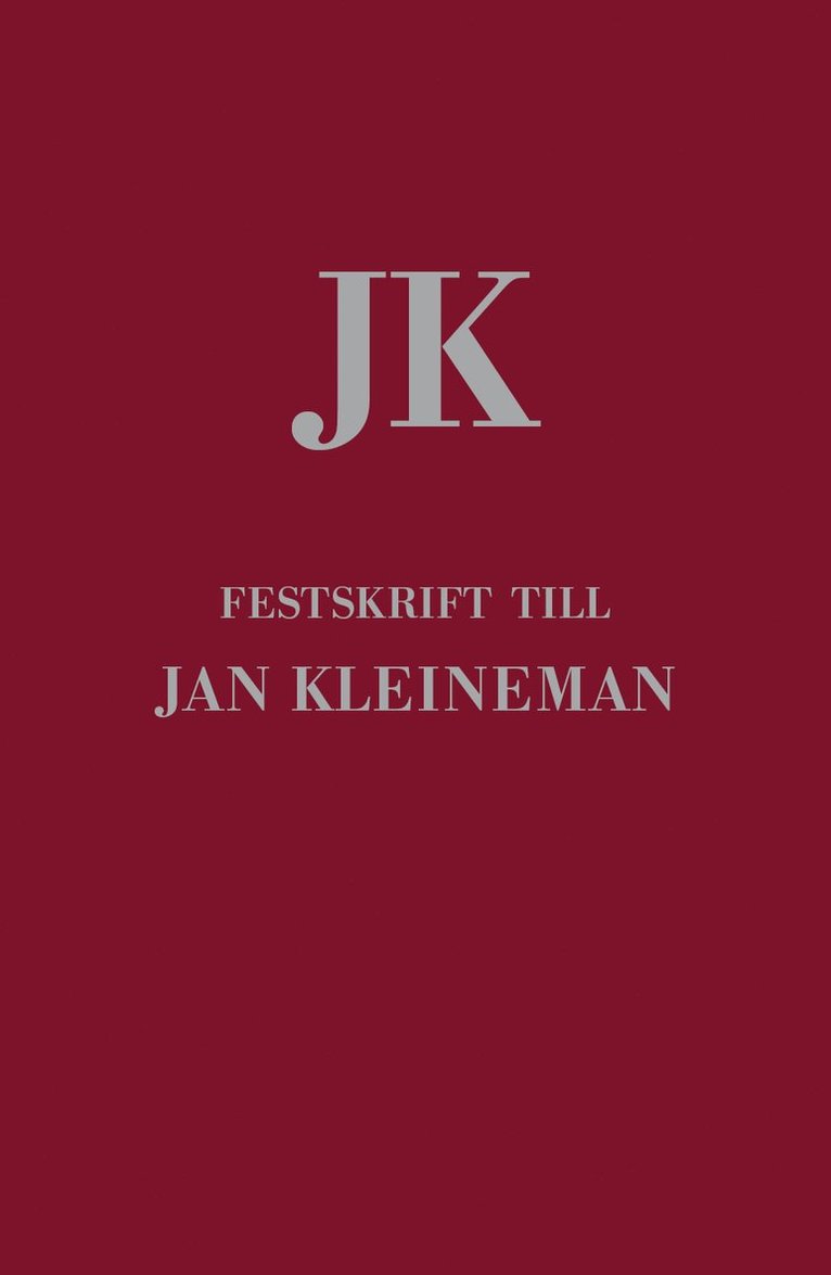 Festskrift till Jan Kleineman 1