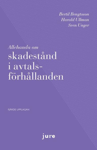 bokomslag Allehanda om skadestånd i avtalsförhållanden