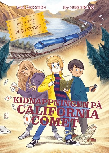 M. G. Leonard, Sam Sedgman - Kidnappningen på California Comet, Kartonnage