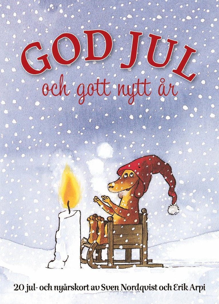 God Jul och Gott Nytt År - Vykortsbok 1