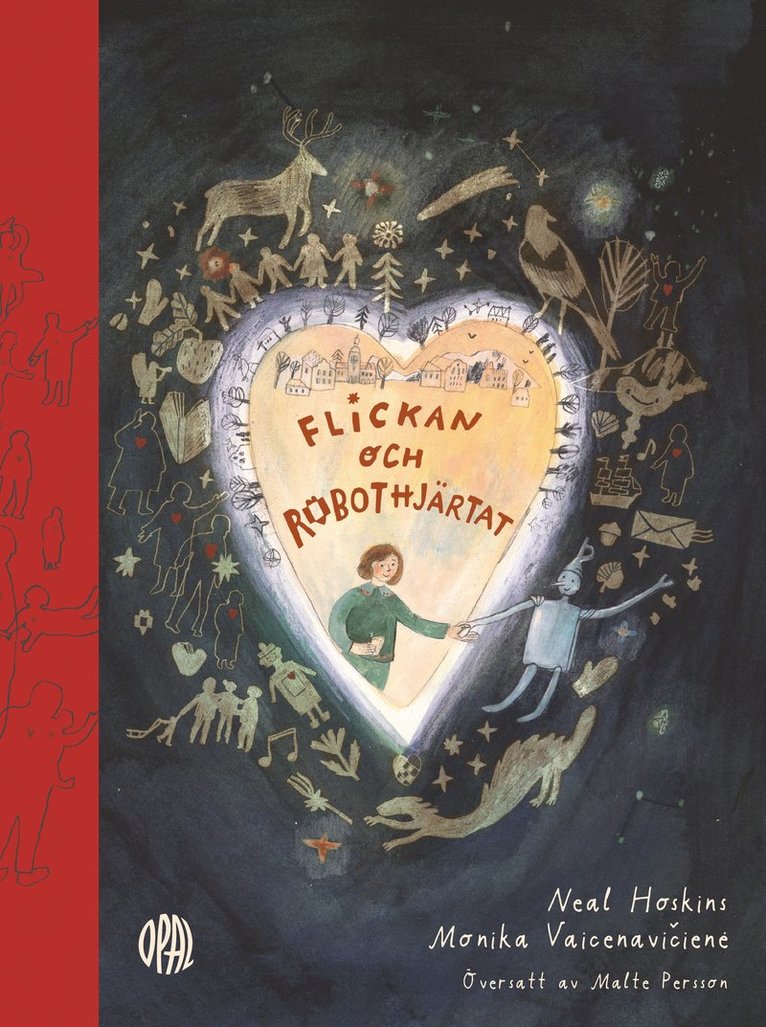 Neal Hoskins - Flickan och robothjärtat, Inbunden