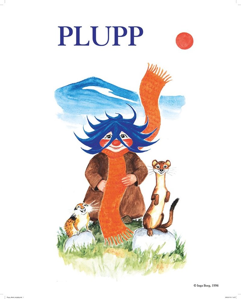 Plupp affisch 40 x 50 cm 1