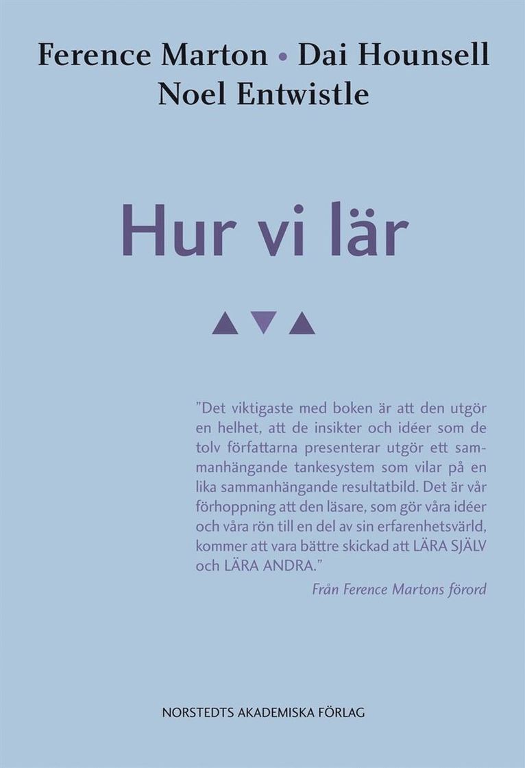 Ference Marton, Dai Hounsell, Noel Entwistle - Hur vi lär, Häftad
