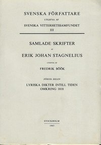 bokomslag Lyriska dikter intill tiden omkring 1818