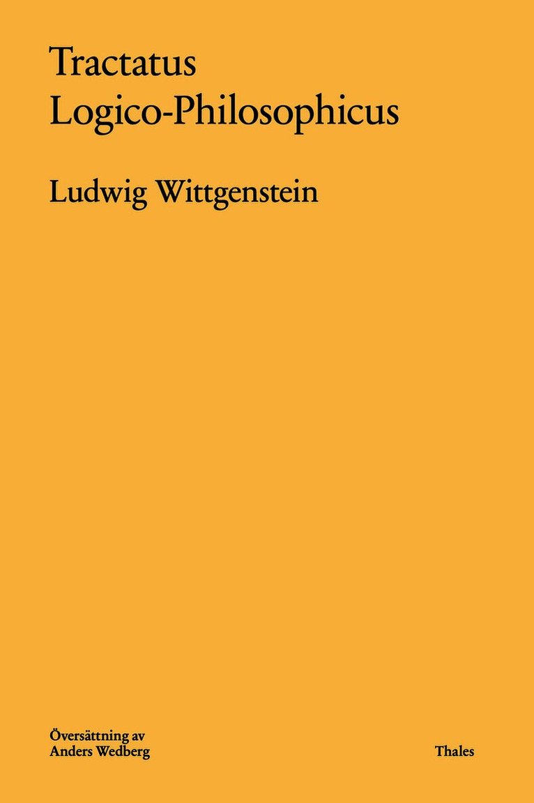 Tractatus Logico-Philosophicus