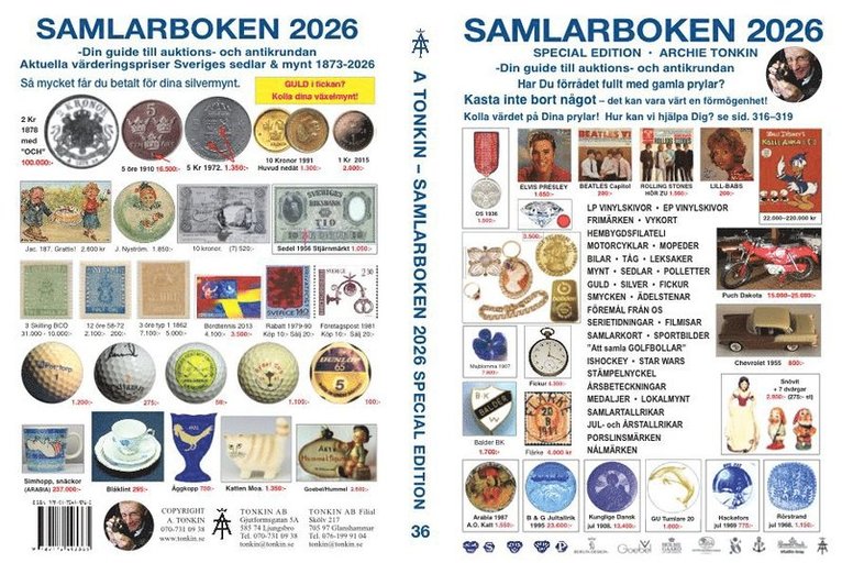 Archie Tonkin - Samlarboken 2026 Nr 36, Häftad