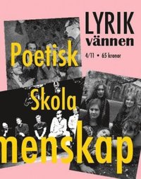 bokomslag Lyrikvännen 4(2011) Poetiska skolor
