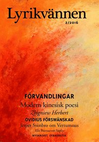 bokomslag Lyrikvännen 2(2016)