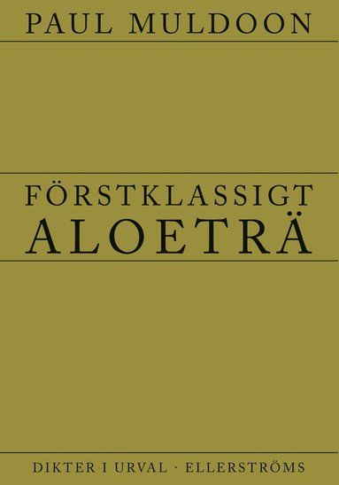 bokomslag Förstklassigt aloeträ