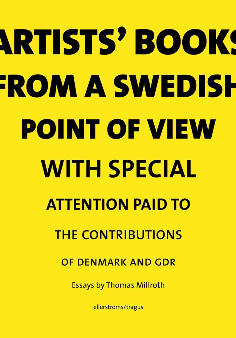 Artist's books from a Swedish point of view