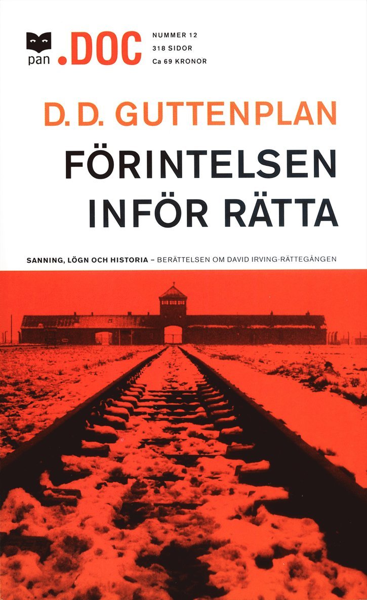 D. D. Guttenplan - Förintelsen inför rätta : Sanning, lögn och historia : berättelsen om David Irving-rättegången, Pocket