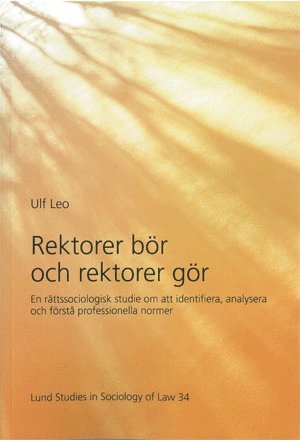 Ulf Leo - Rektorer bör och rektorer gör, Häftad
