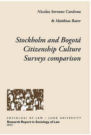 Nicolas Serrano Cardona, Matthias Baier - Stockholm and Bogotá Citizenship Culture Surveys comparison, Häftad