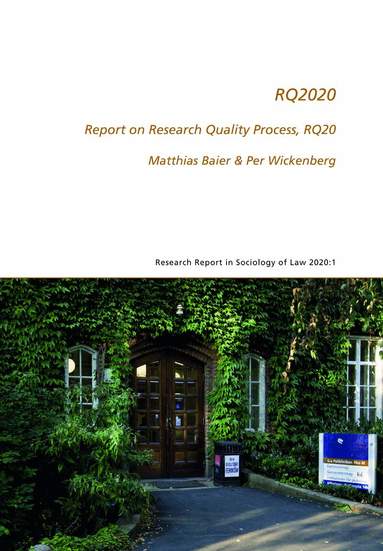 Matthias Baier, Per Wickenberg - RQ2020, Häftad