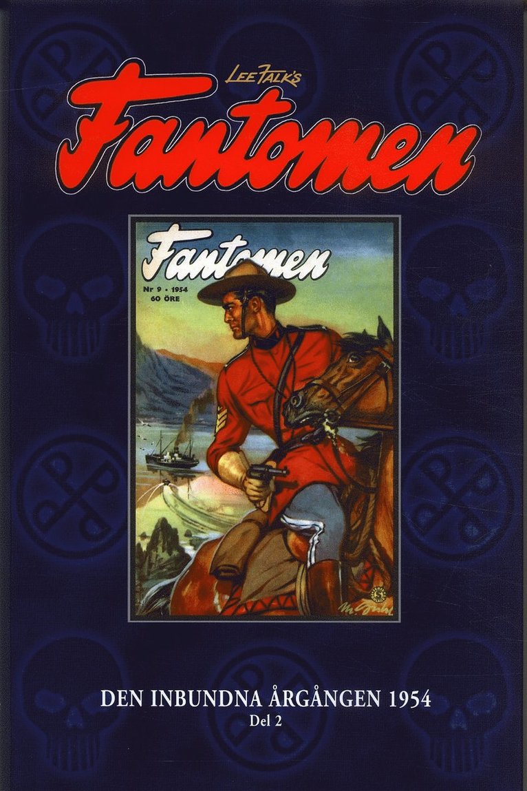 Lee Falk - Fantomen Den inbundna årgången 1954, D 2, Kartonnage