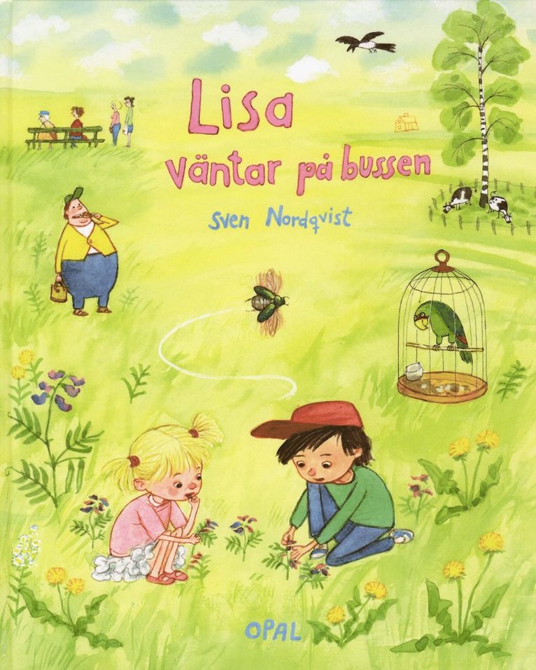 Sven Nordqvist - Lisa väntar på bussen, Inbunden