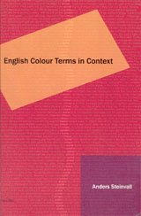 bokomslag English colour terms in context