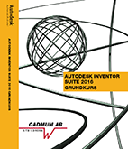 Autodesk Inventor 2016 Grundkurs 1