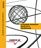 Johan Wedeen - Autodesk Inventor 2016 Grundkurs, Inbunden
