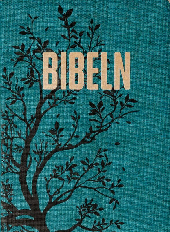 Bibel 2026 (blågrön) - tygklädd med tumindex, utan noter, Inbunden