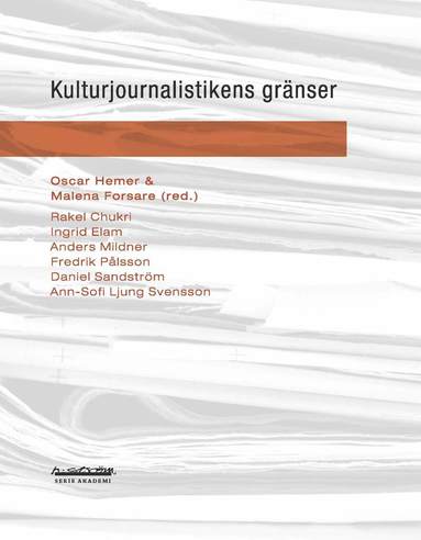 bokomslag Kulturjournalistikens gränser