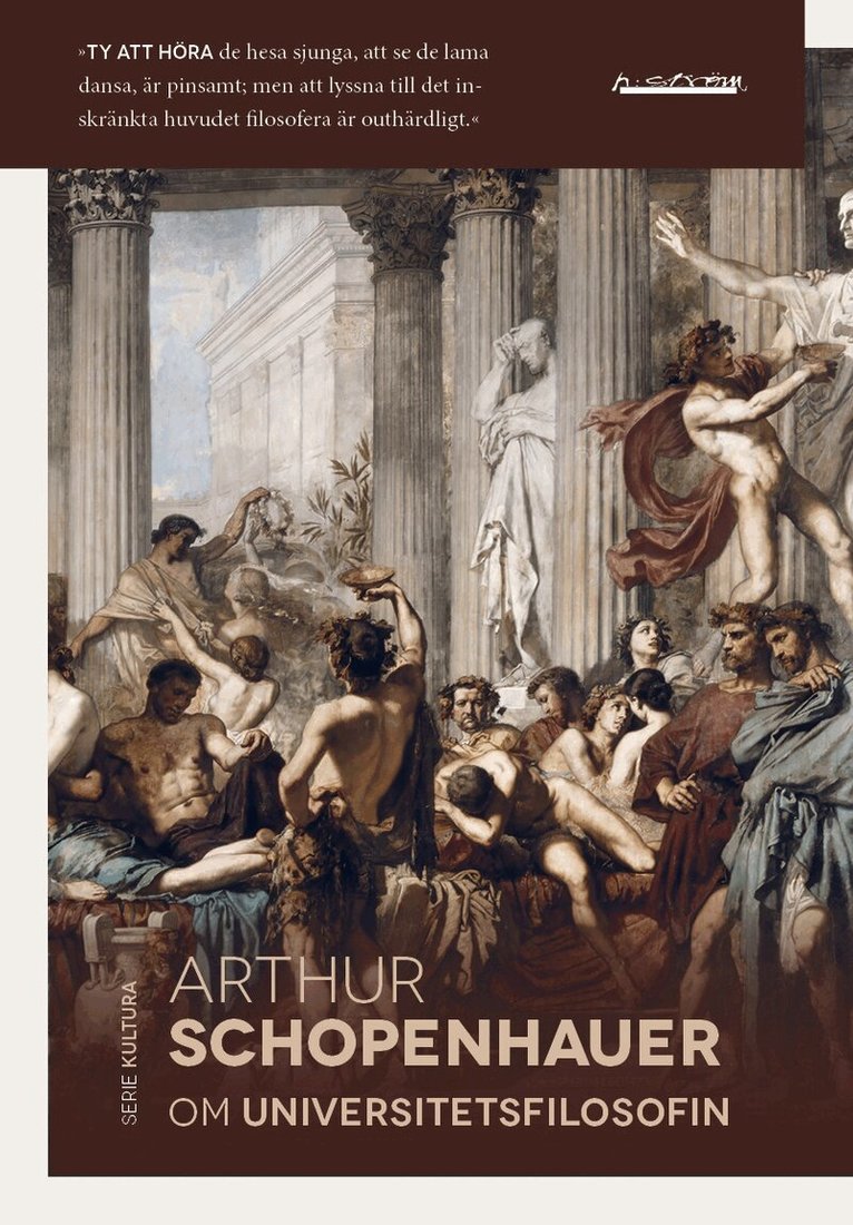 Arthur Schopenhauer - Om universitetsfilosofin, Häftad