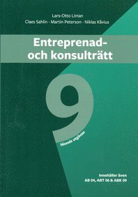 Niklas Kåvius, Lars-Otto Liman, Martin Peterson, Claes Sahlin - Entreprenad- och konsulträtt. Utg 9, Häftad