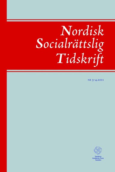bokomslag Nordisk socialrättslig tidskrift 3-4(2011)
