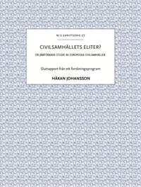 bokomslag Civilsamhällets eliter?: En jämförande studie av europeiska civilsamhällen