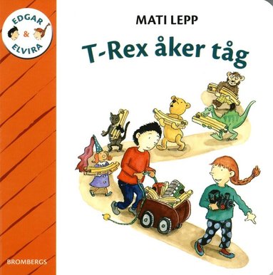 bokomslag T-rex åker tåg