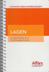 bokomslag Lagen om upphandling inom försörjningssektorn