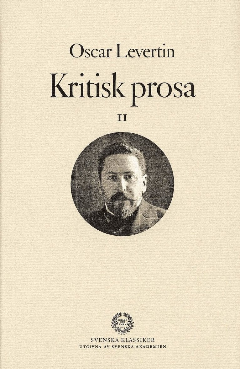 Kritisk prosa II 1