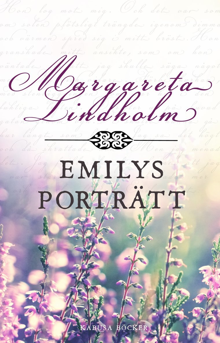 Margareta Lindholm - Emilys porträtt, Inbunden
