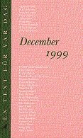 bokomslag December 1999 : adventskalender för vuxna
