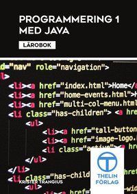 bokomslag Programmering 1 med Java - Lärobok