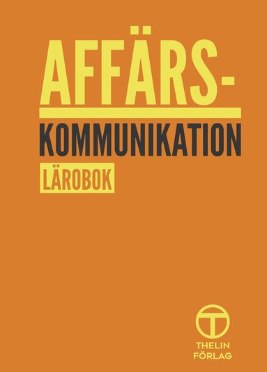 bokomslag Affärskommunikation - Lärobok