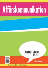 bokomslag Affärskommunikation - Arbetsbok