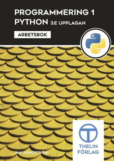 bokomslag Programmering 1 med Python - Arbetsbok