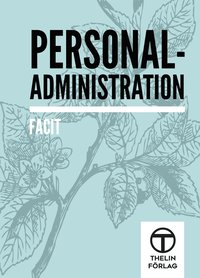 bokomslag Personaladministration - Facit