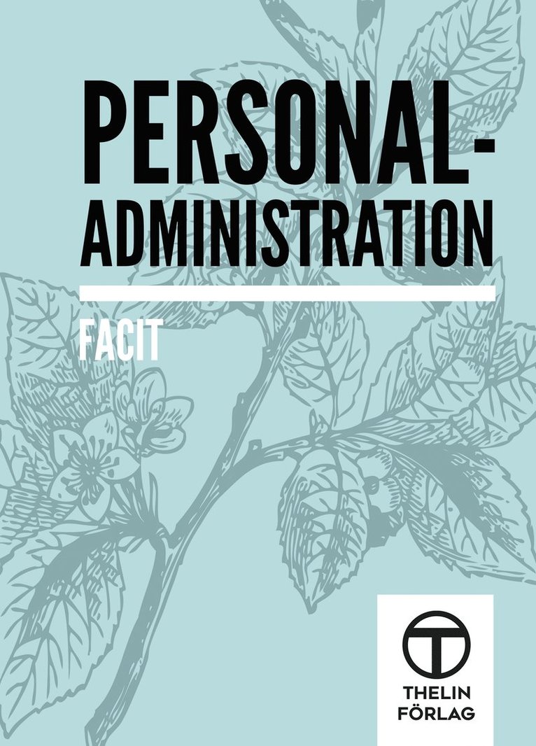 Meg Marnon - Personaladministration - Facit, Häftad