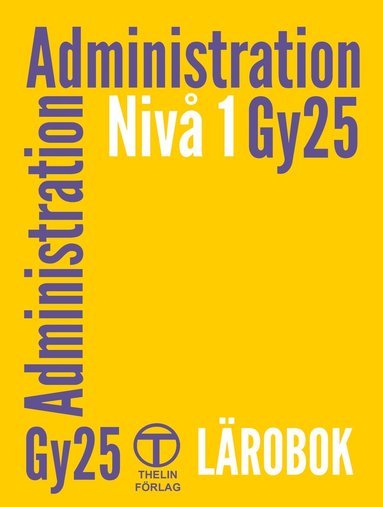 bokomslag Administration Nivå 1 - Lärobok