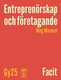 bokomslag Entreprenörskap och företagande - Facit (Gy25)